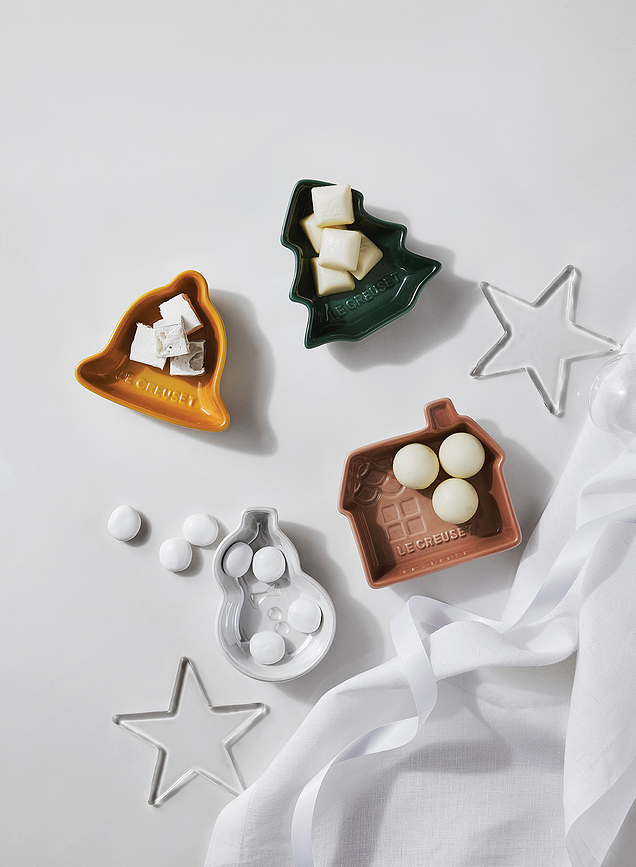 Platos de Aperitivo Le Creuset Christmas, Pack de 4 unidades