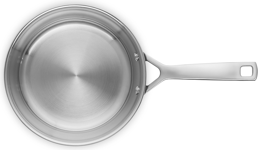 Poêle 3-ply sans revêtement, 20 cm, acier inoxydable