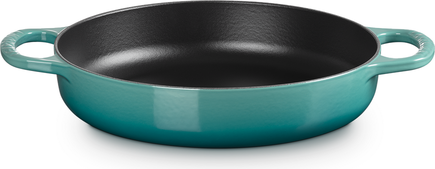 Poêle en fonte Signature 28 cm, bleu riviera