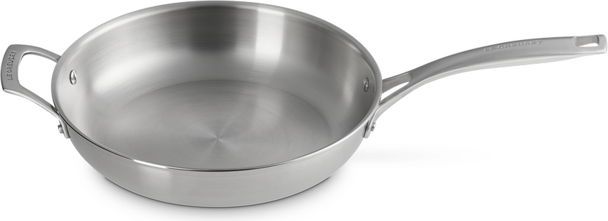 Poêle triple couche, 28 cm, en acier inoxydable