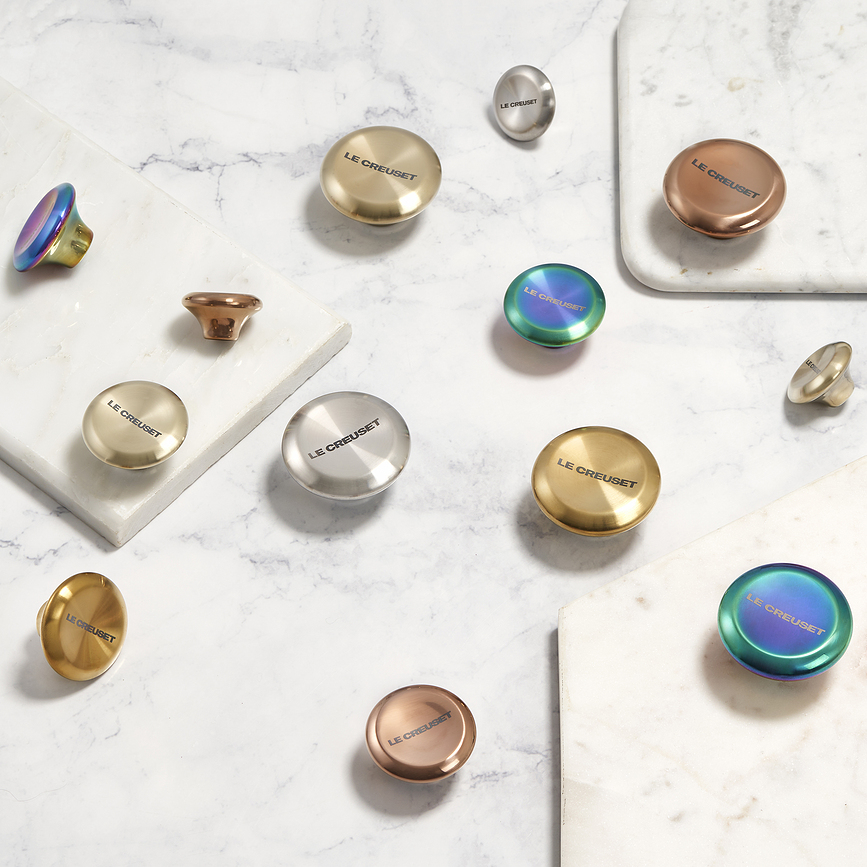 Pomo para tapa Signature, 5,7 cm, dorado claro