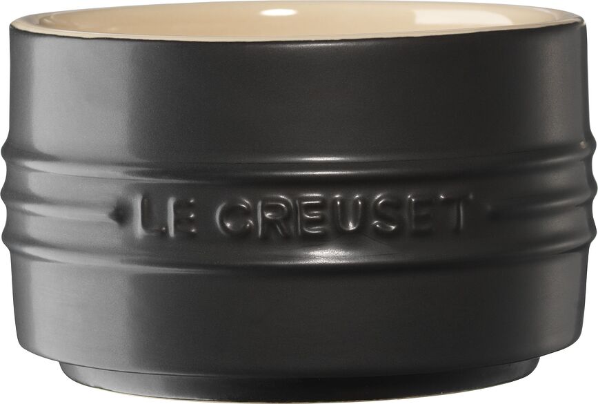 Ramequín de gres Le Creuset, 9 cm, redondo, negro