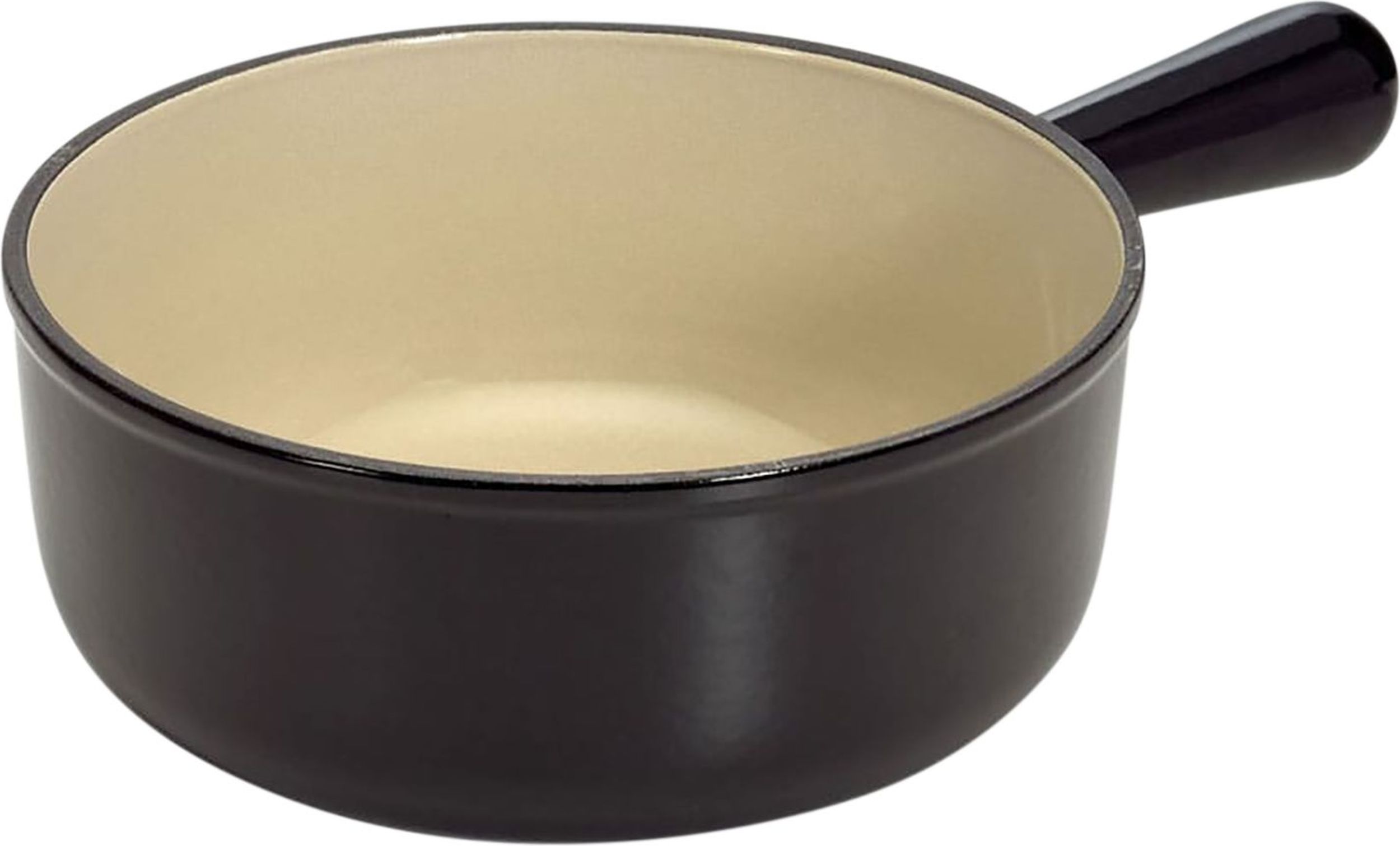Rondelek do fondue Fondue Caquelon Tradition Collection 20 cm czarny