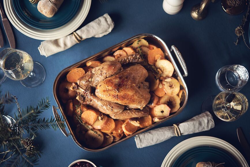 Rustidera de triple capa, 35 cm