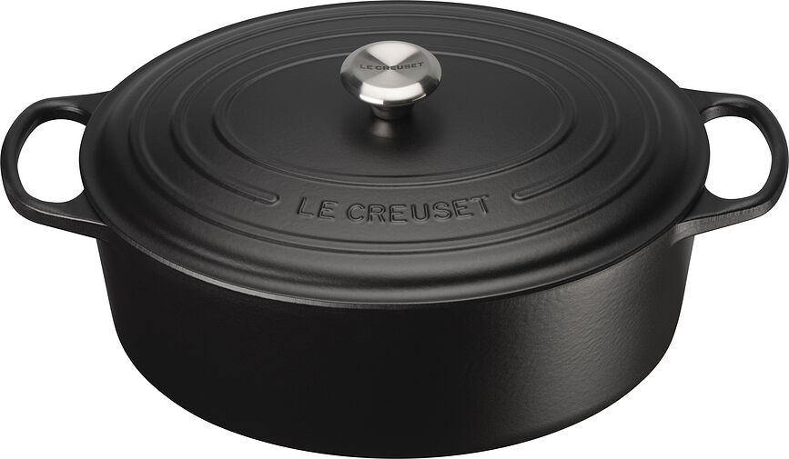 Rustidera ovalada Signature, 35 cm, negra