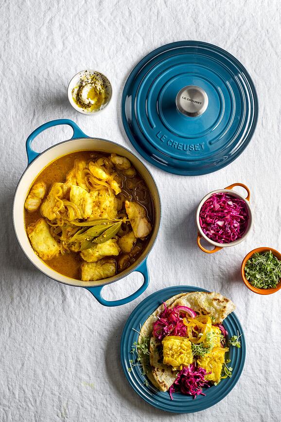 Cazuela Signature, 24 cm, azul claro