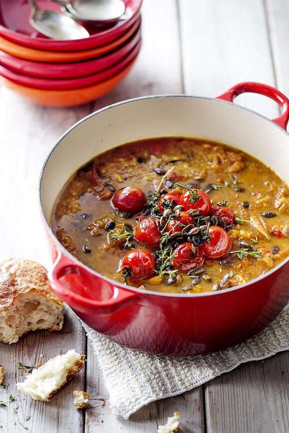 Cocotte Signature, 26 cm, rojo cereza