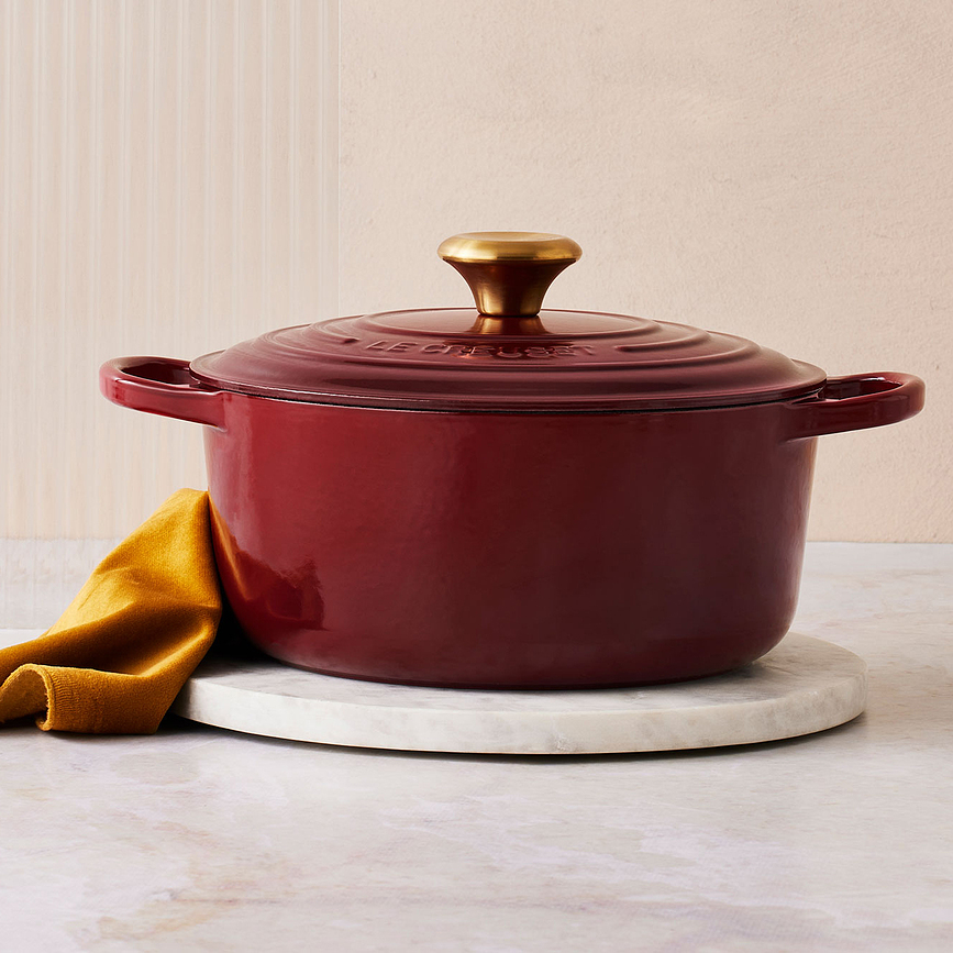 Cocotte Signature, 26 cm, rojo cereza