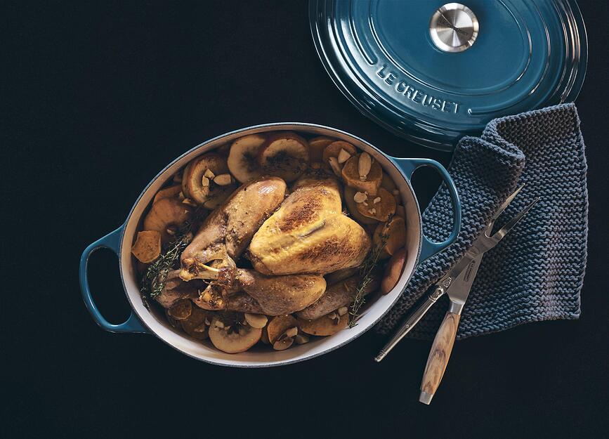 Rustidera ovalada Signature, 31 cm, burdeos