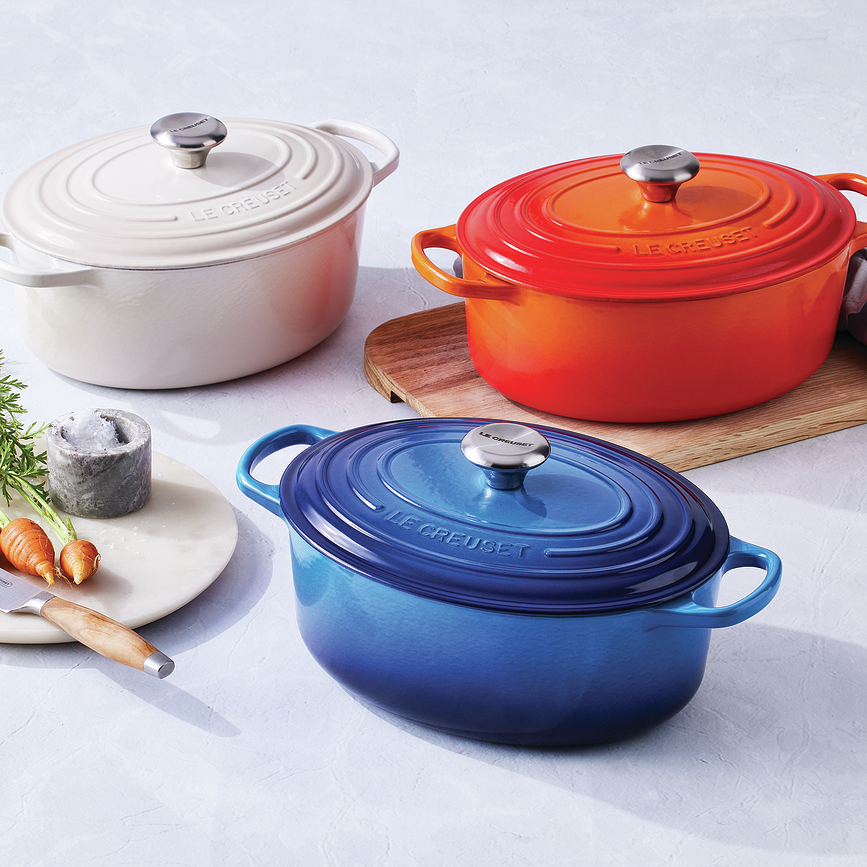 Cazuela ovalada Signature, 33 cm, color sal marina