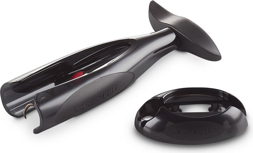 Sacacorchos Le Creuset GS 200, negro, con cortacápsulas