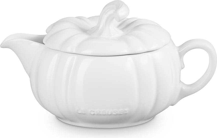 Salsera Le Creuset, diseño calabaza, 400 ml, blanca