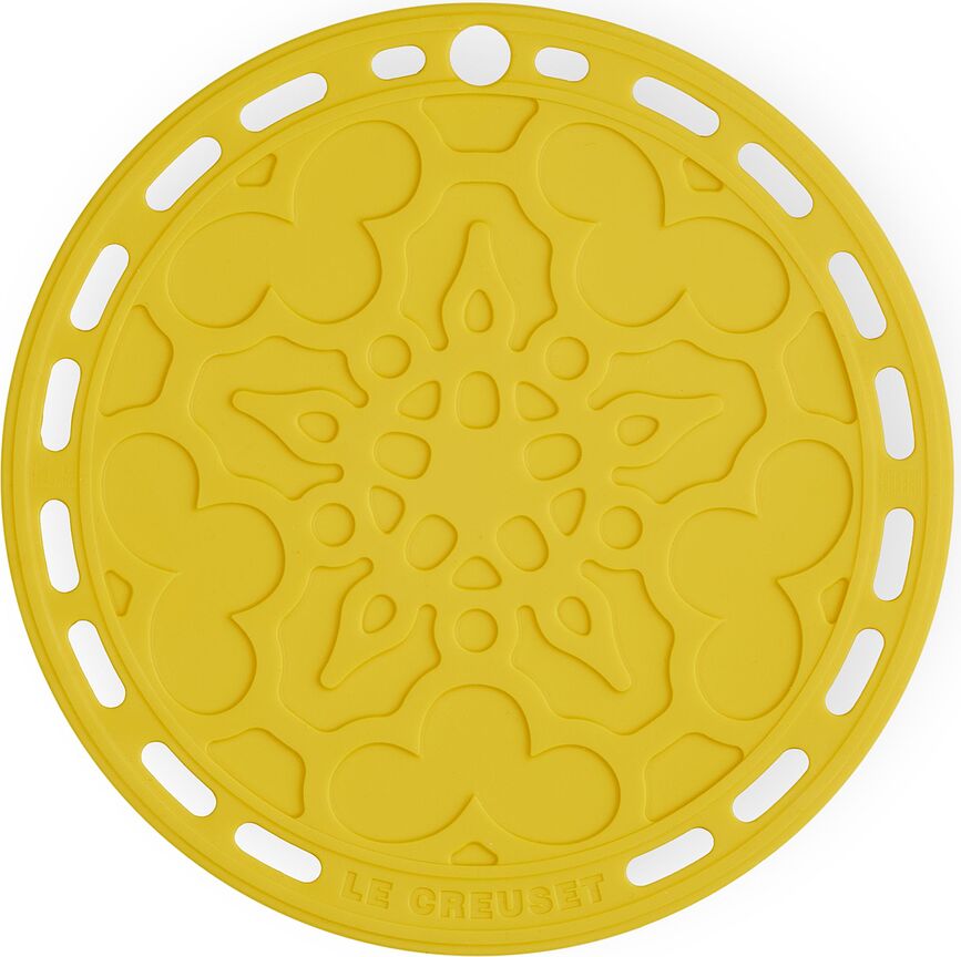 Salvamanteles Le Creuset, con diseño, 20 cm, amarillo solar