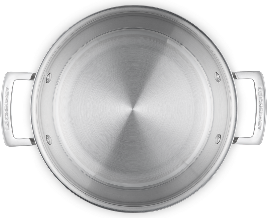 Sartén de triple capa, 24 cm, con asas