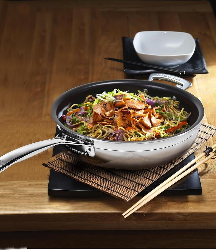 Sartén de triple capa, antiadherente, 28 cm