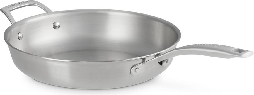 Sartén de triple capa de acero inoxidable, 28 cm
