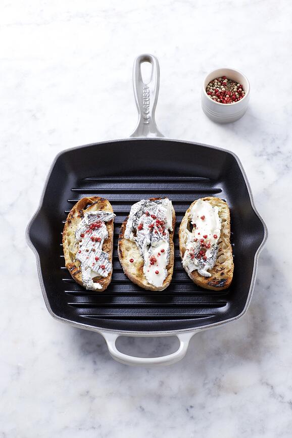 Sartén Grill cuadrada Signature, 26 cm, cereza