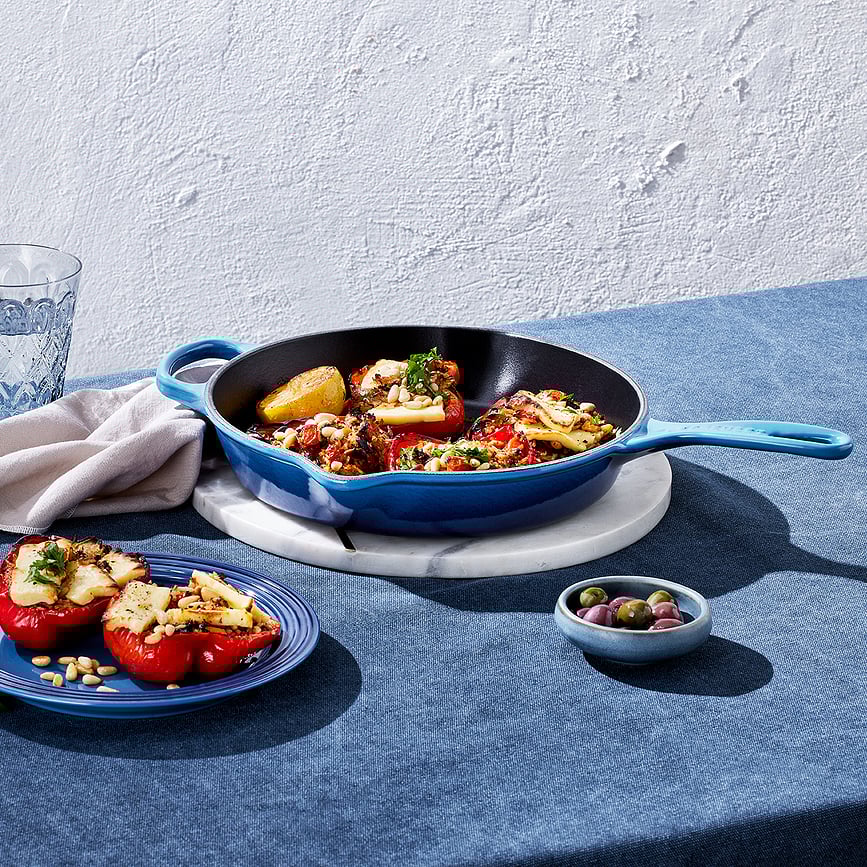 Sartén para freír y servir Signature, 30 cm, color cereza