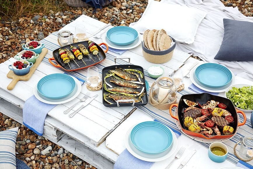 Sartén Grill cuadrada Signature, 30 cm, cereza