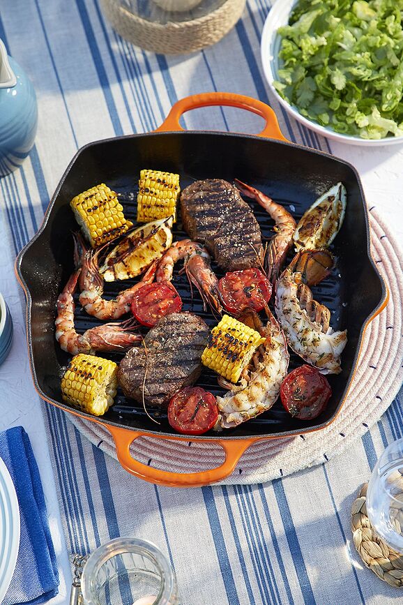 Sartén Grill cuadrada Signature, 30 cm, cereza