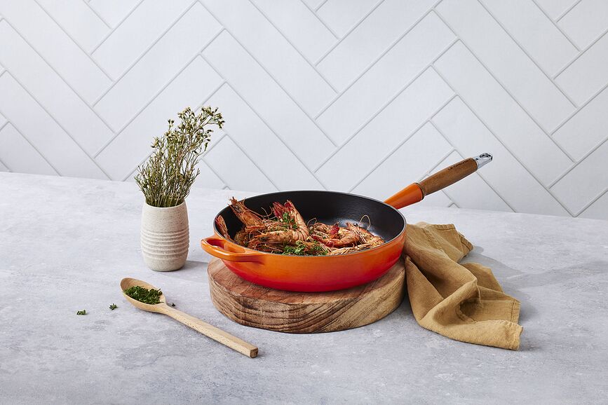 Sartén Sauté Signature, 28 cm, azul profundo