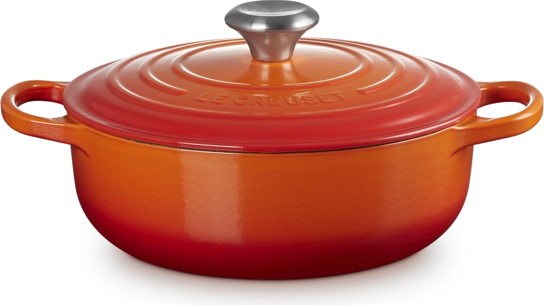 Saute Schmortopf 24 cm, feuriges Orange
