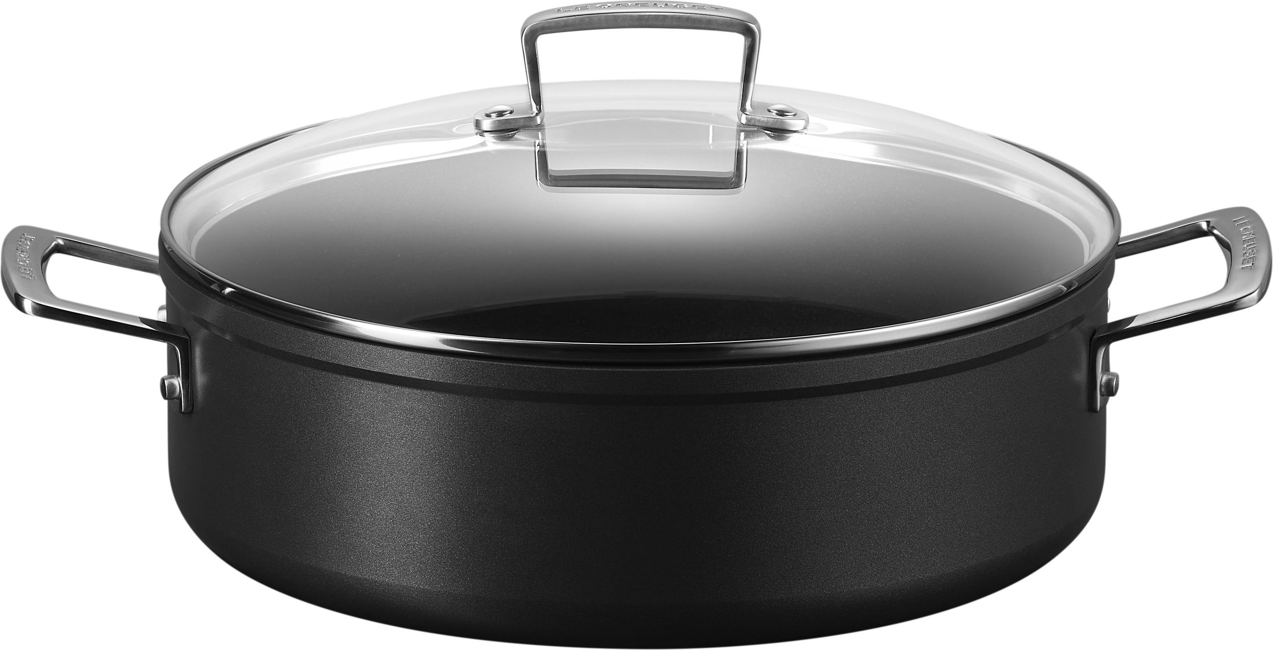 Sauteuse Le Creuset Topf 28 cm Antihaft-Aluminium mit Haltegriffen