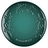 Serviravimo lėkštė Holly tamsiai žalios spalvos 19 cm