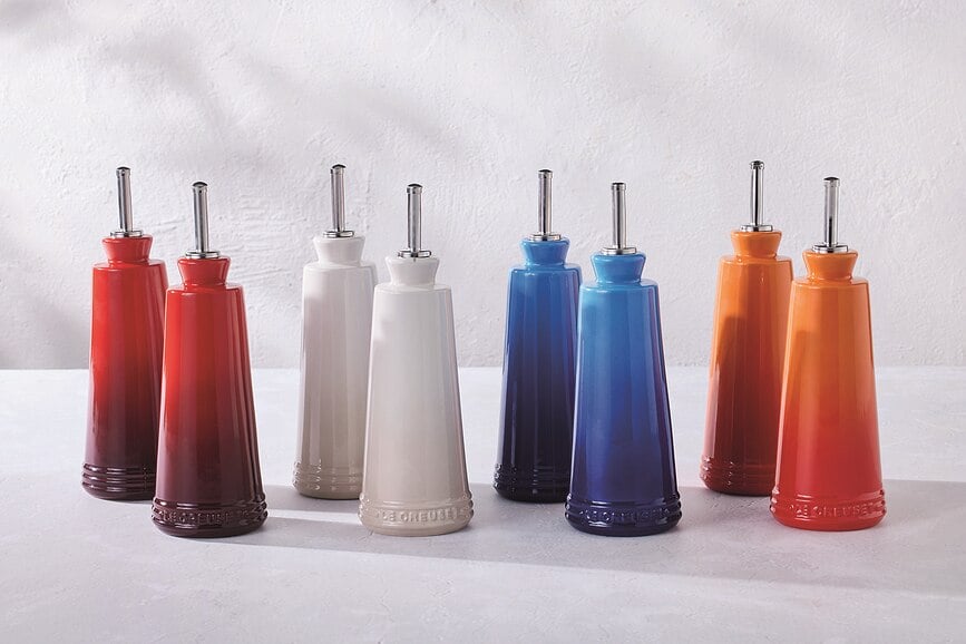 Juego de Aceitera y Vinagrera Signature, beige, 2 piezas