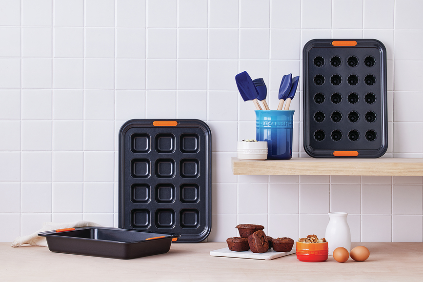 Utensilios de Cocina Craft, con organizador, color cereza, Set de 5 piezas