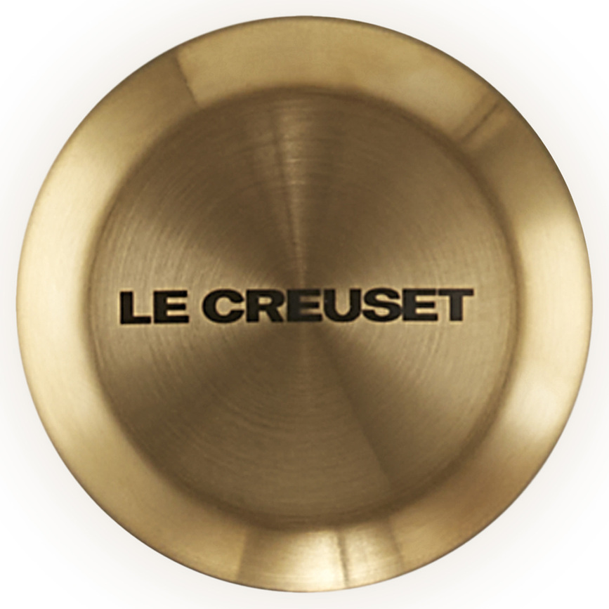 Signature Bouton de Couvercle 4,7 cm, doré