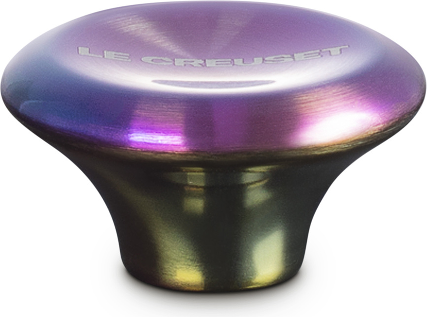 Signature Bouton de Couvercle 5,7 cm, irisé