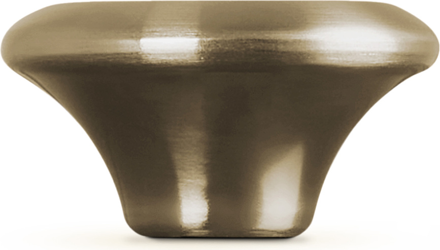 Signature Bouton de Couvercle, 5,7 cm, doré clair