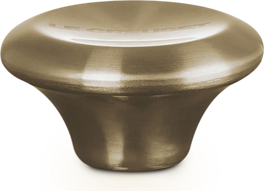 Signature Bouton de Couvercle, 5,7 cm, doré clair