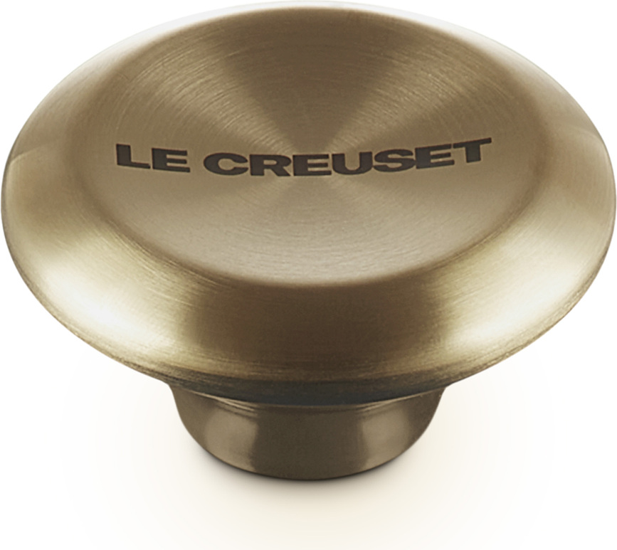 Signature Bouton de Couvercle, or clair