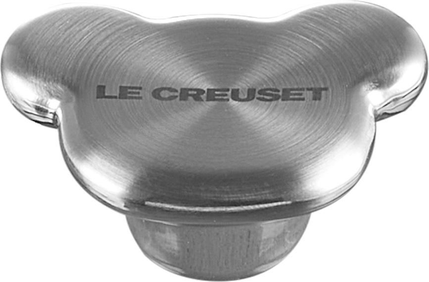Signature Bouton de Couvercle ours, 5 cm, acier