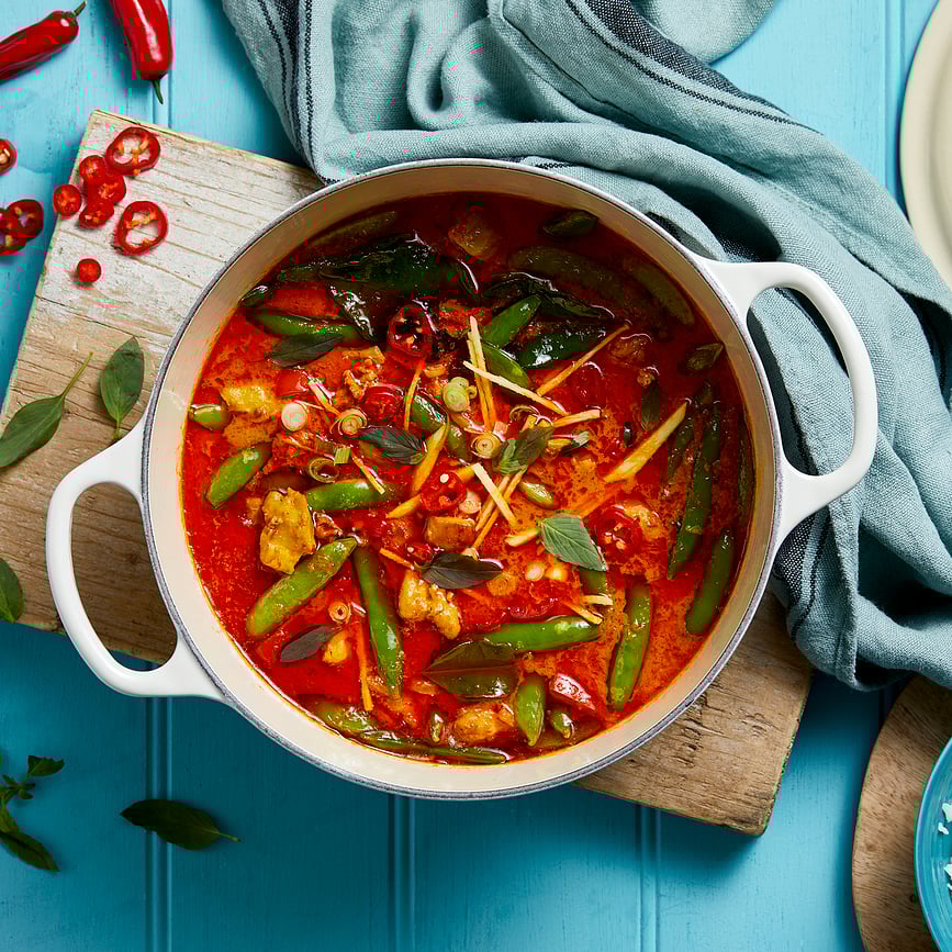 Signature Cocotte 34 cm, cerise