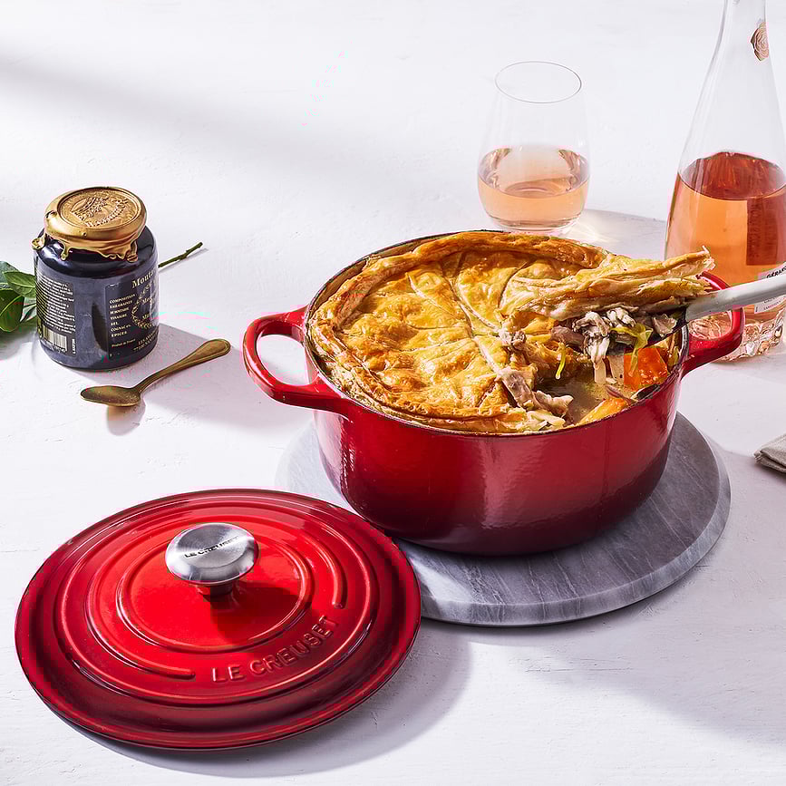 Signature Cocotte 34 cm, cerise