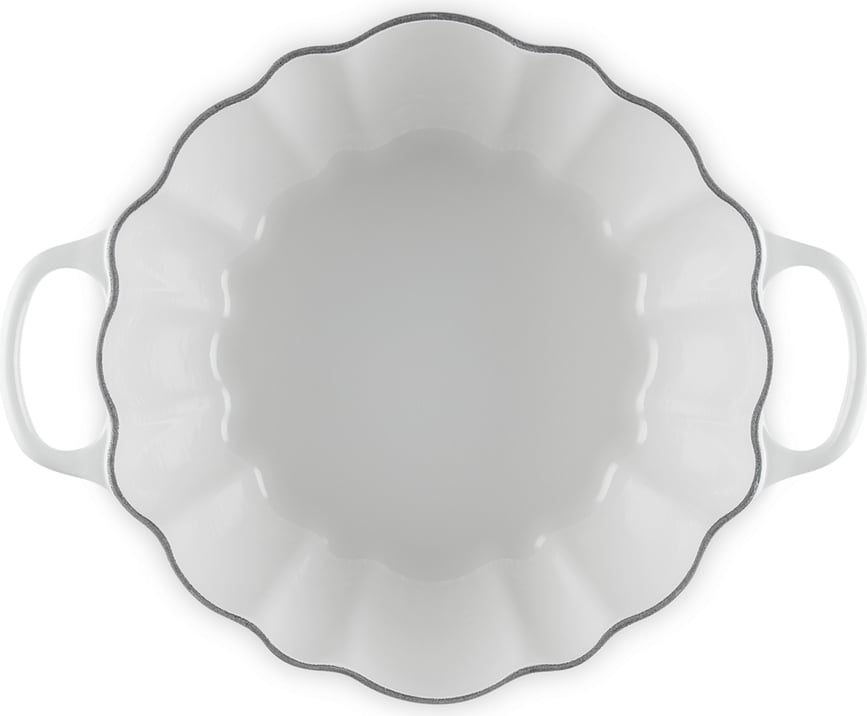 Signature Cocotte en forme de citrouille, 24 cm, blanche