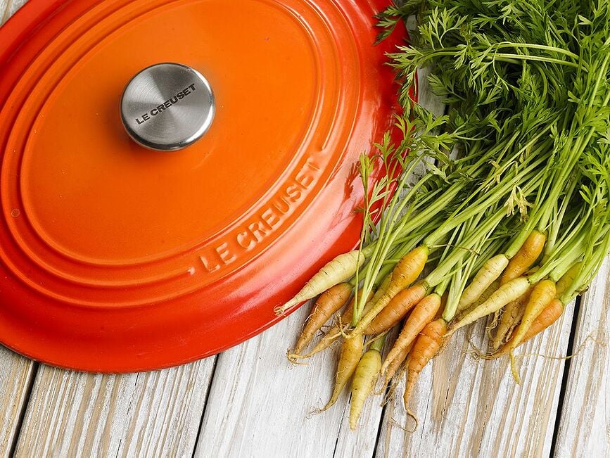 Signature Cocotte ovale, 33 cm, sel marin