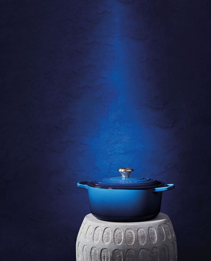 Signature Cocotte ovale, 33 cm, sel marin