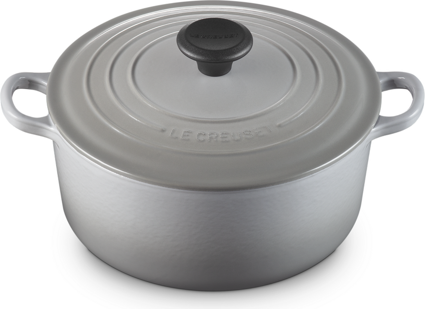 Signature Cocotte ronde, 24 cm, gris clair