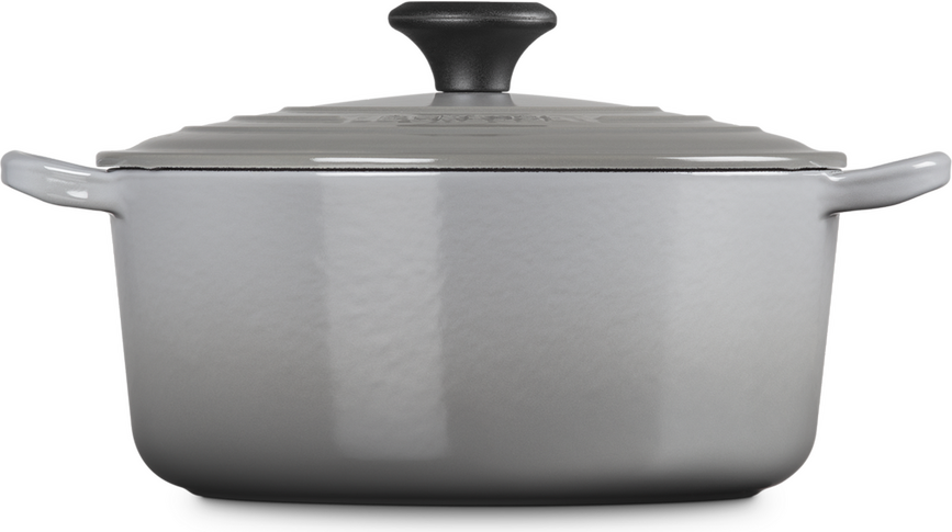 Signature Cocotte ronde, 24 cm, gris clair