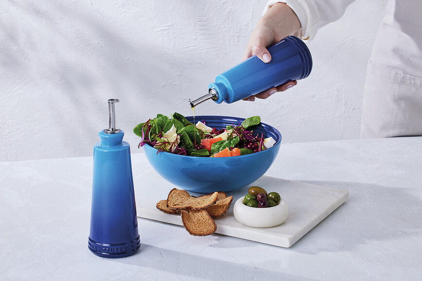 Signature Distributeurs d'Huile et de Vinaigre, beiges, Lot de 2