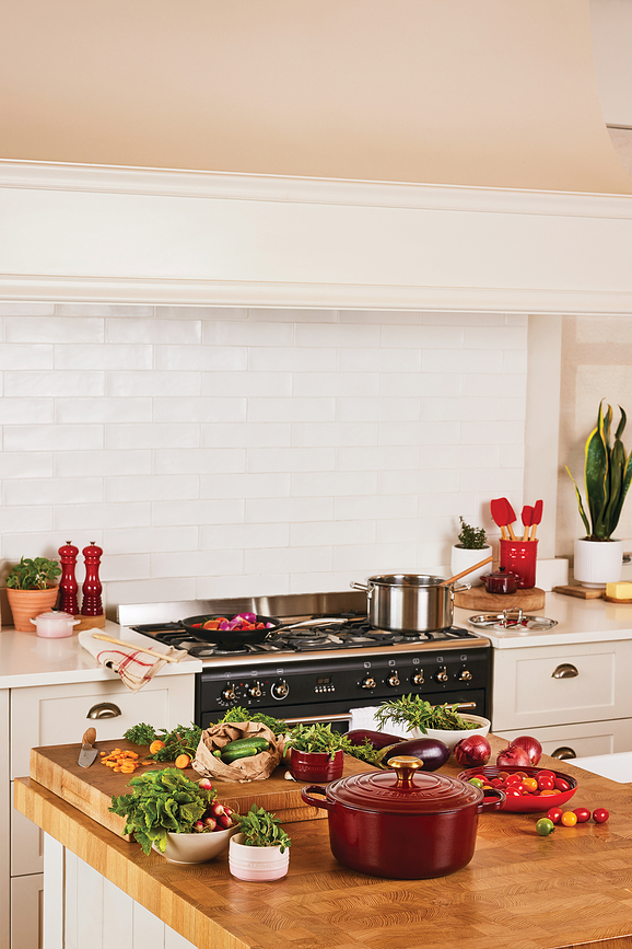 Signature Cocotte profonde, 24 cm, bleu canard