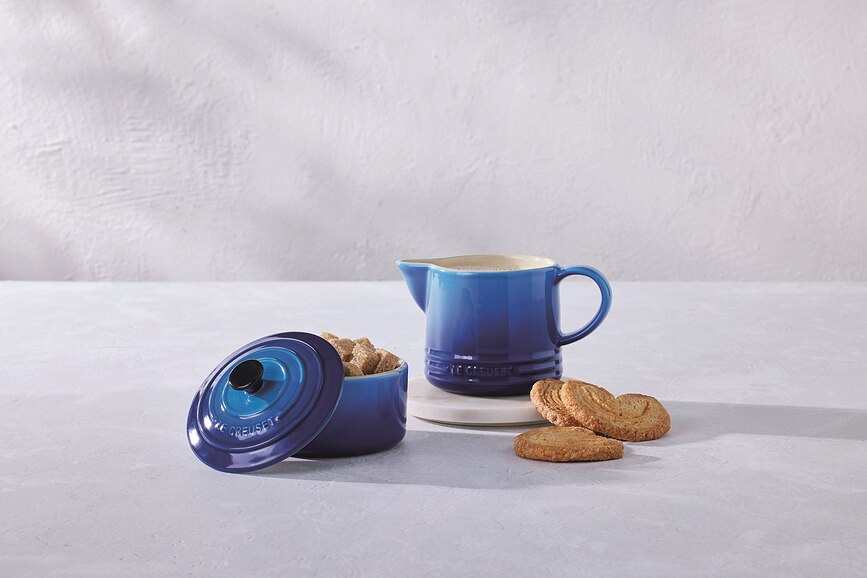 Signature Γαλατιέρα και Ζαχαριέρα, μπεζ, Σετ 2 τεμαχίων