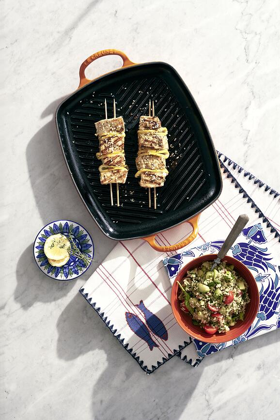 Signature Grill Ploča kvadratna 30 cm plameno narančasta