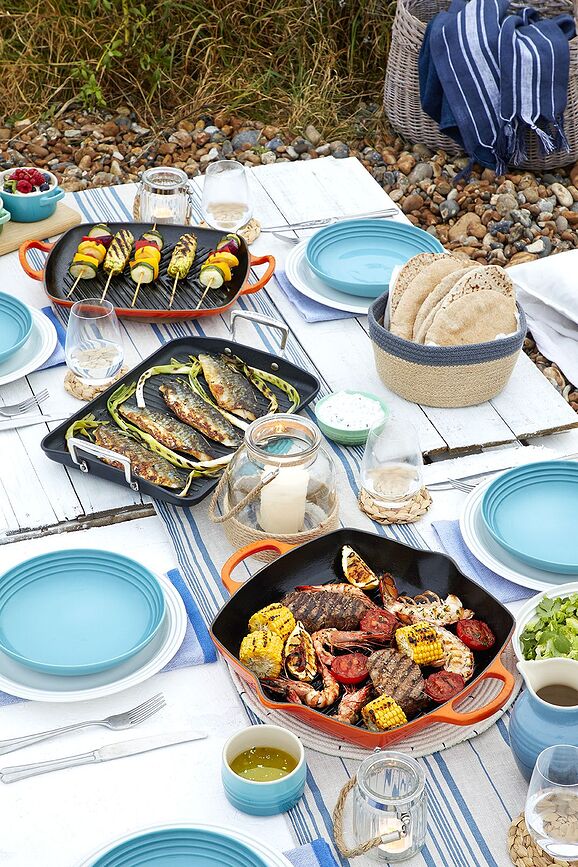 Signature Grill Tava četvrtasta 30 cm trešnja crvena