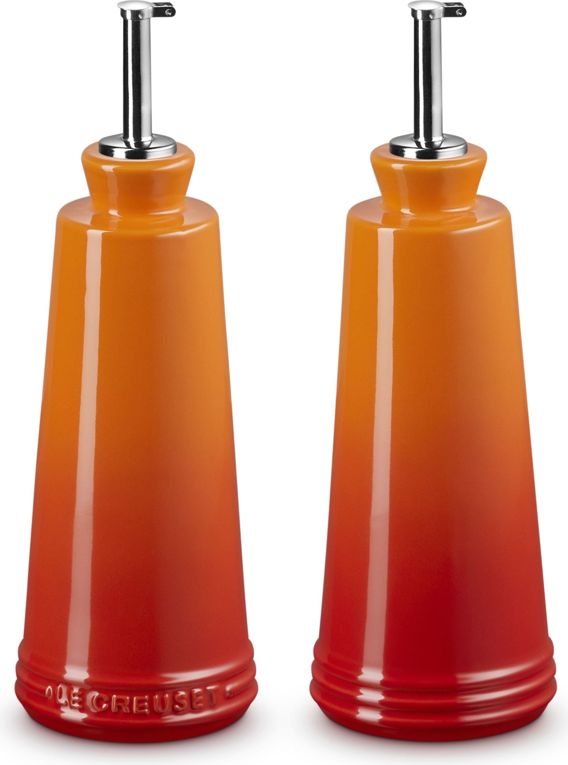 Signature Öl- und Essigspender-Set Feuriges Orange 2 St.