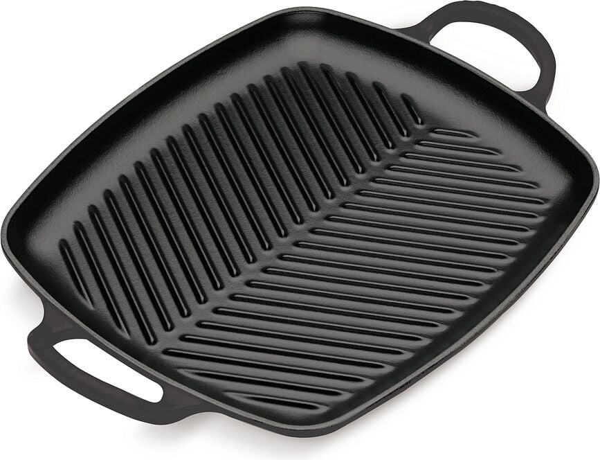 Signature Plaque de Grill carrée, 30 cm, noire